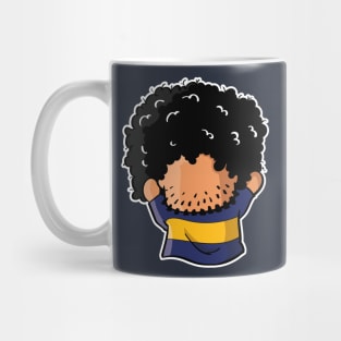 Diego Maradona in Boca Juniors Jersey Mug